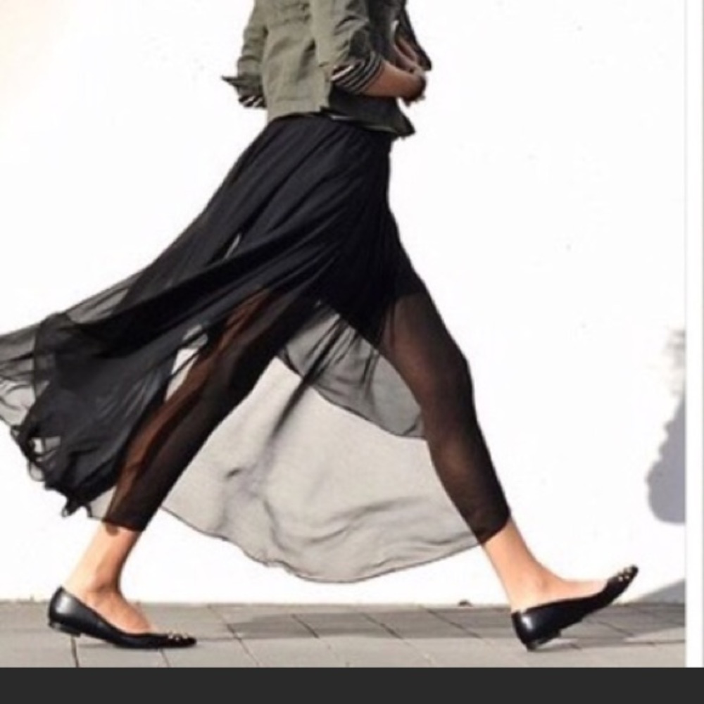 Beautiful Sheer Long/Short Skirt.